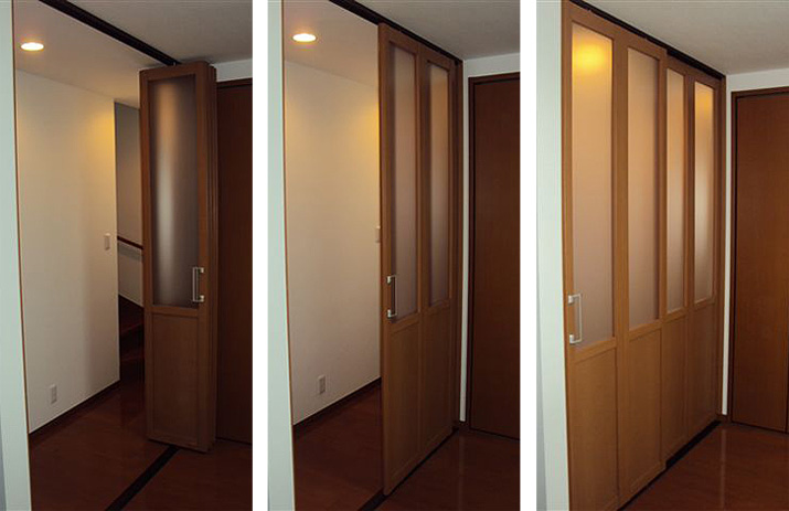 プレイス折戸＋引戸仕様